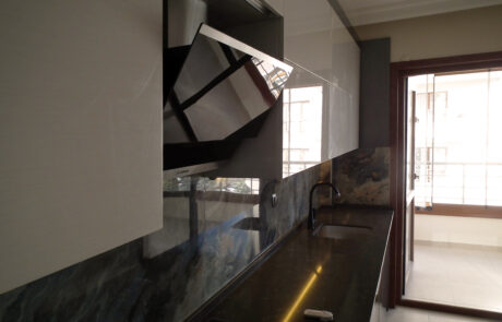 High Gloss Kulpsuz Mutfak Dolabı Ankara