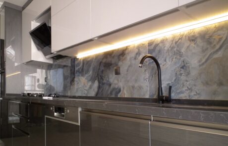 High Gloss Kulpsuz Mutfak Dolabı Ankara